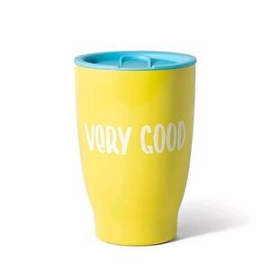 Stainless Steel Wine Tumbler 12 oz Yellow Tabitha Brown for Target